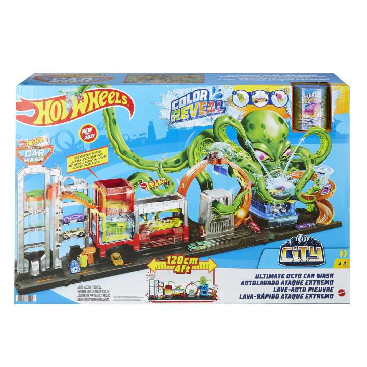 Hot Wheels - City, Ultimate Octo Car Wash Playset
