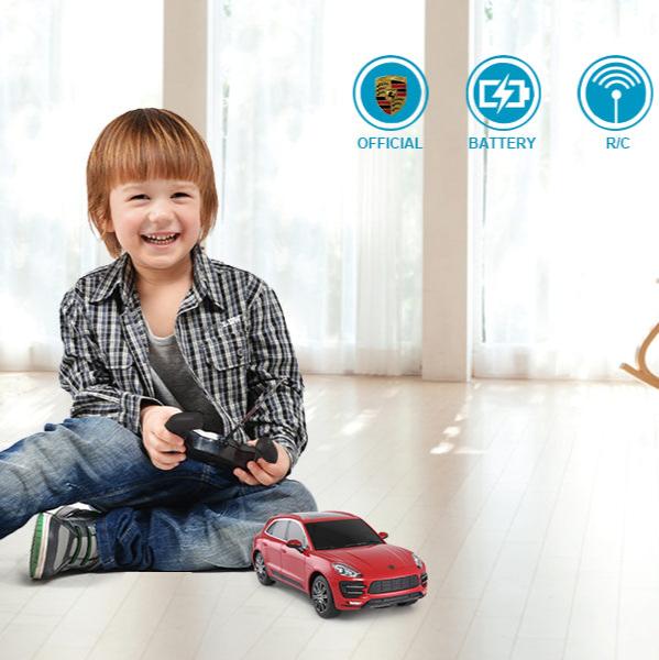 Rastar - R/C 1:24 Porsche Macan Turbo Red