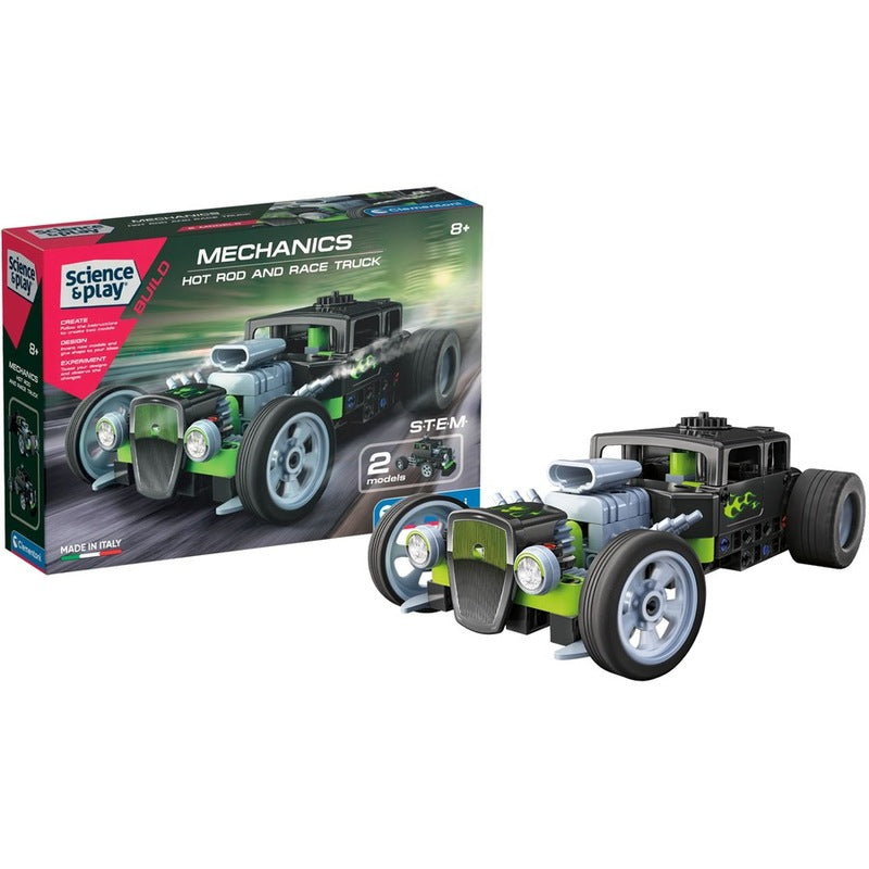 Clementoni - mechanics hot rod race truck