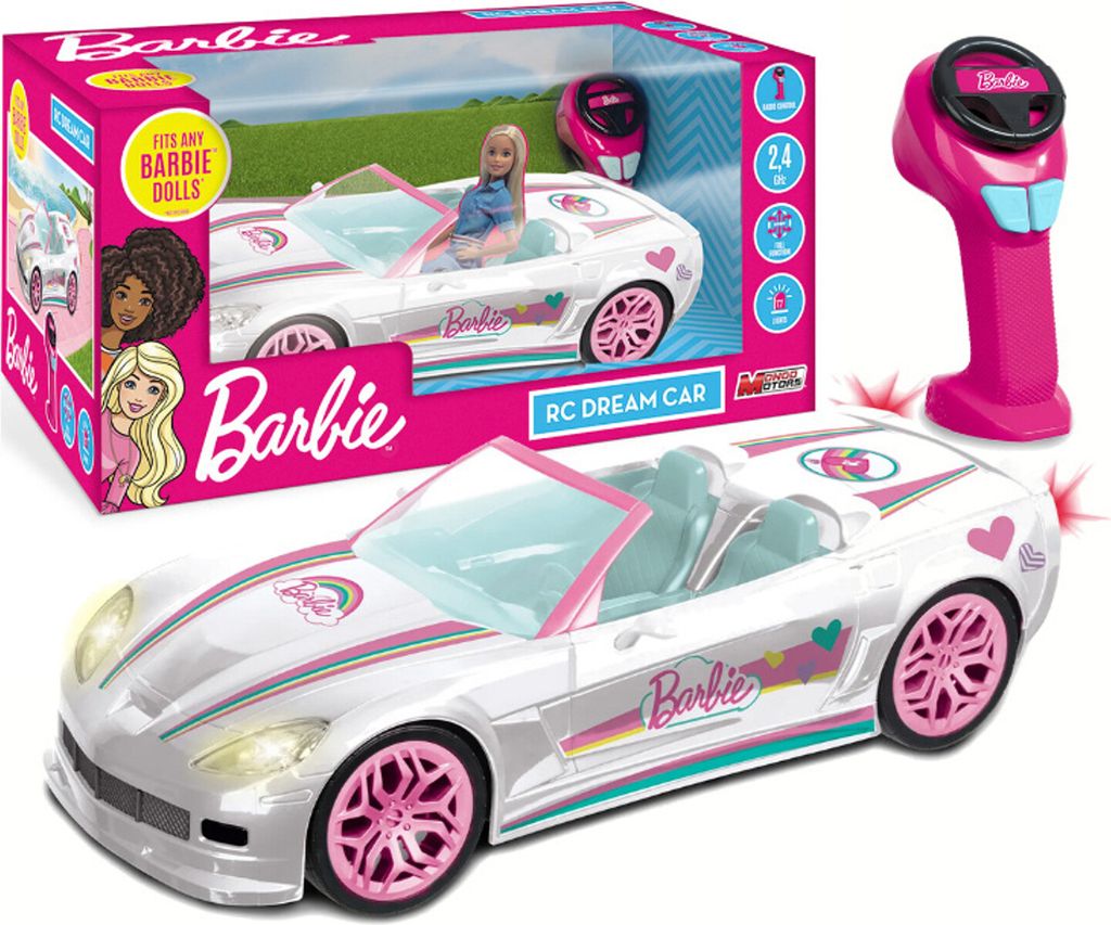 Mondo - rc barbie dream car silver