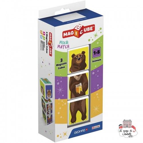 Geomag - Magicube, Mix & Match Animals
