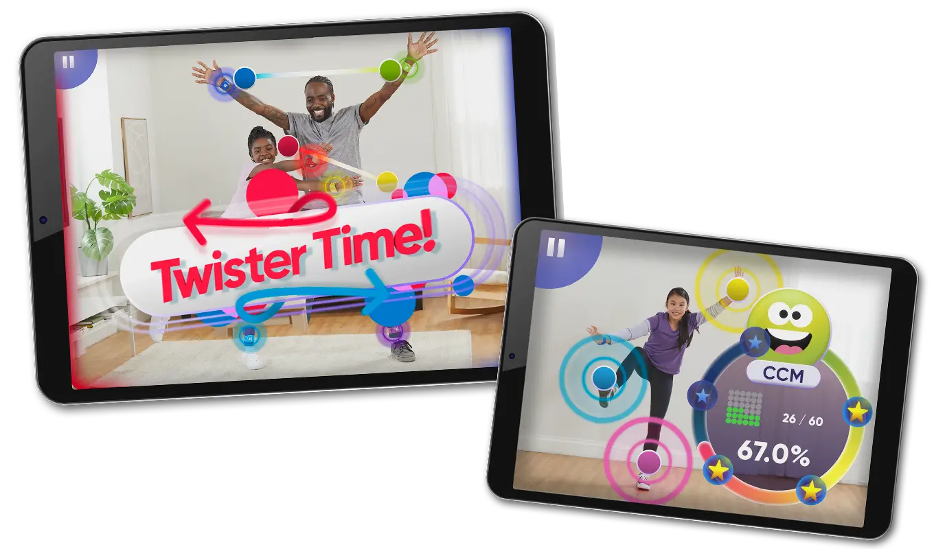 Hasbro - Twister Air Game, AR Twister App Play Game
