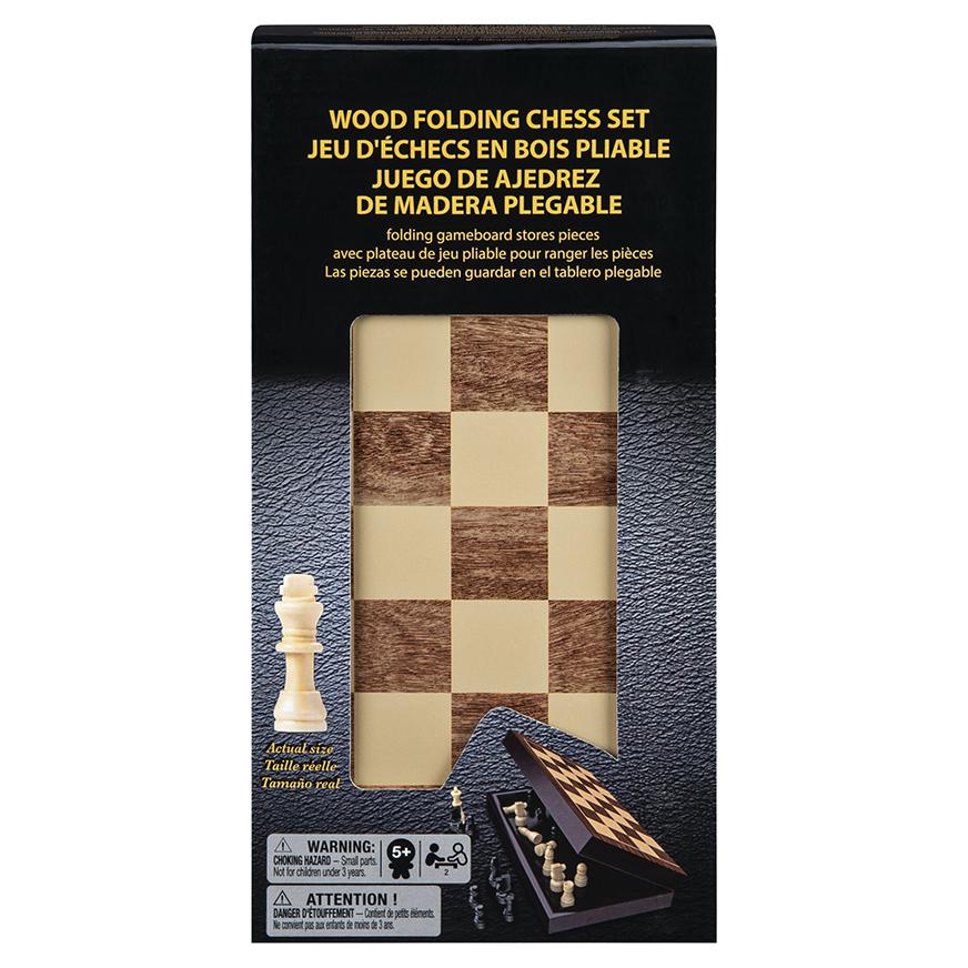 Spin Master - Cardinal, Wood foldable chess