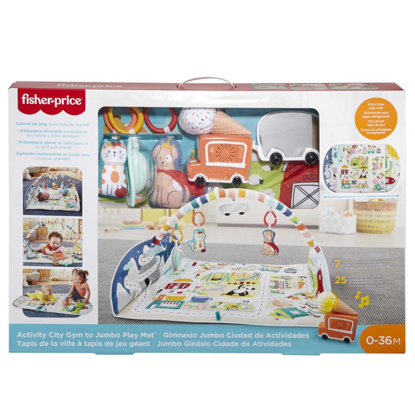 Fisher Price Activity City Gym to Jumbo PlayMat – Baby Kid