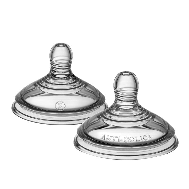 Tommee Tippee - Medium Flow Silicone Teat 3m+