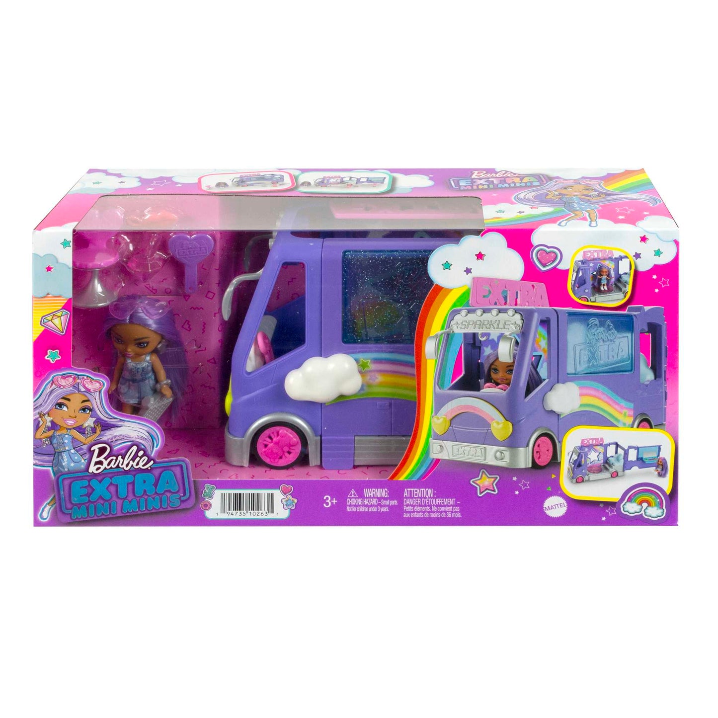 Barbie - Extra Mini Minis Tour Bus Playset