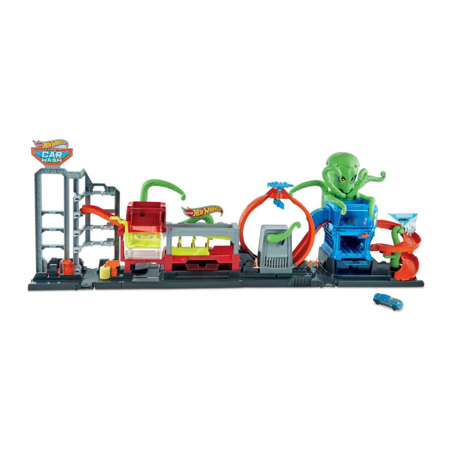 Hot Wheels - City, Ultimate Octo Car Wash Playset