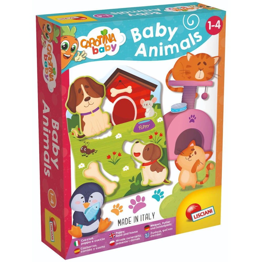 Lisciani - Carotina Baby Puppy, Food & House