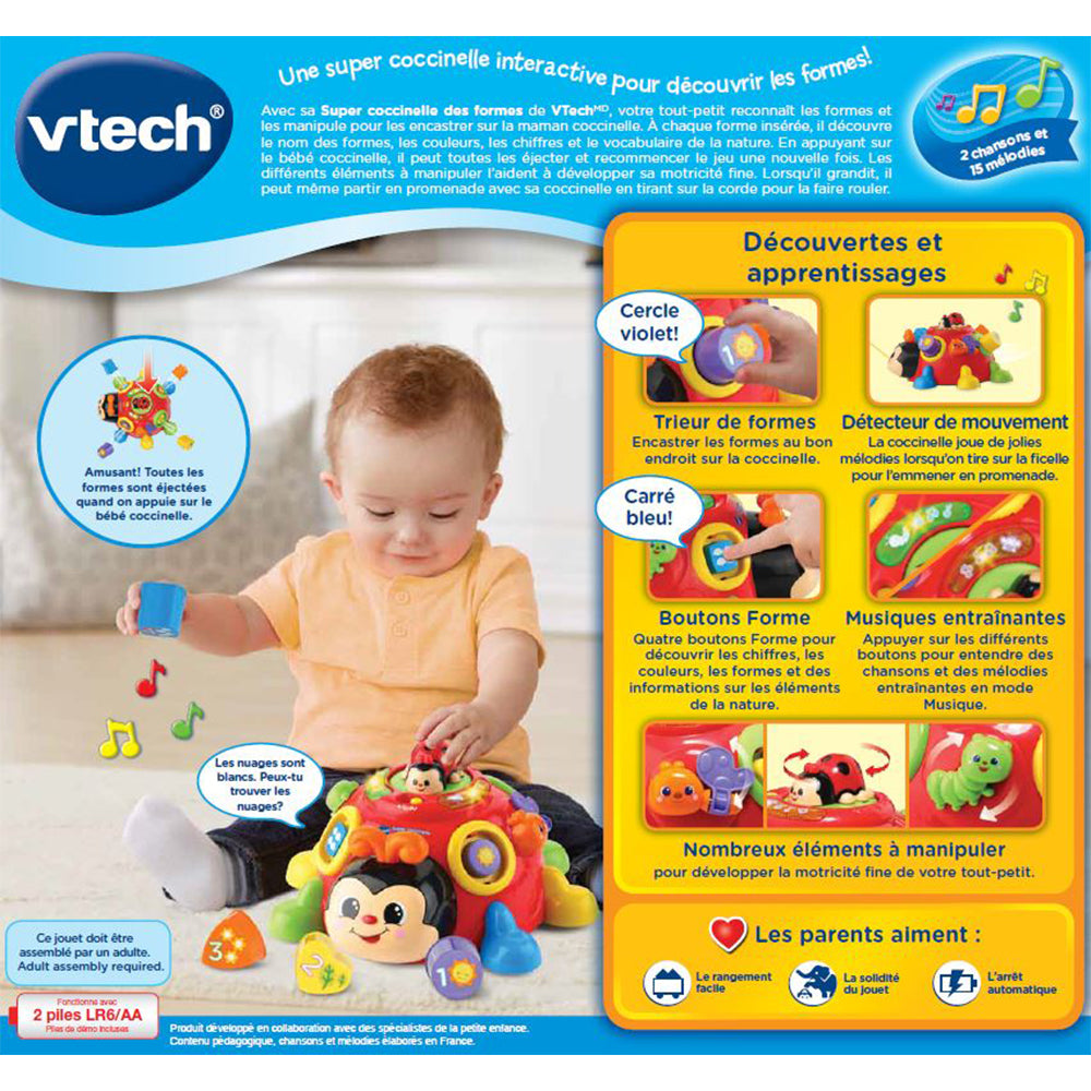 VTech - Super coccinelle des formes