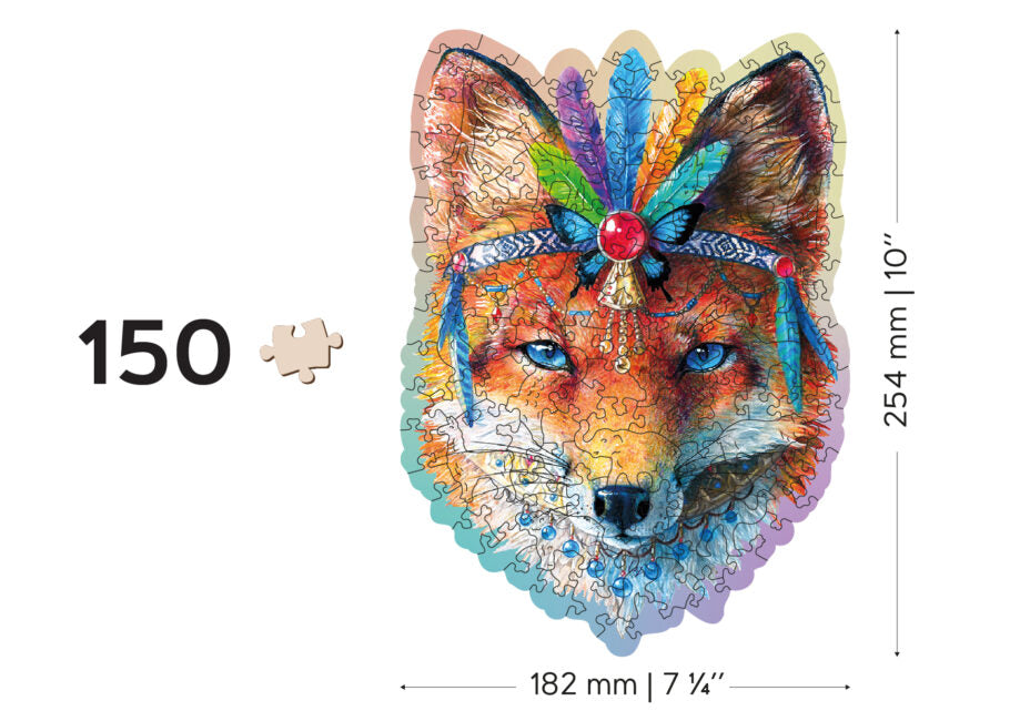 Wooden City - Jigsaw Puzzle Fox 150 Pcs