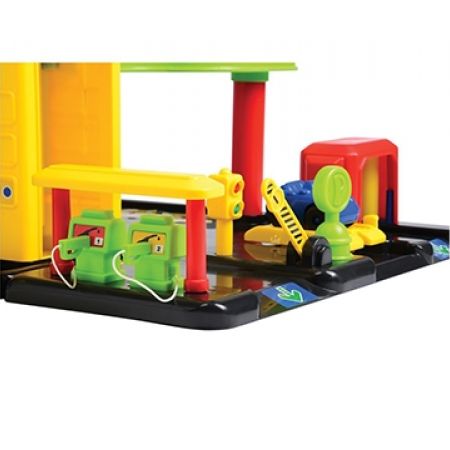 Red Box Parking Garage and Service Station