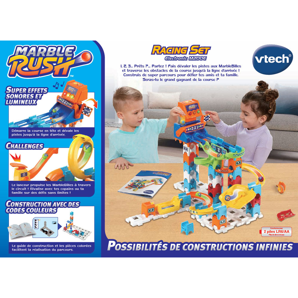 VTech - Circuit à billes - Racing Set Electronic M200E