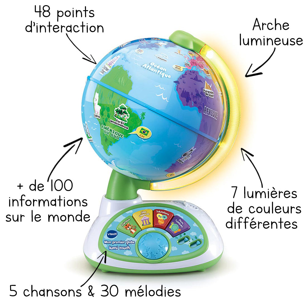VTech - Mon Premier Globe Lumi Touch