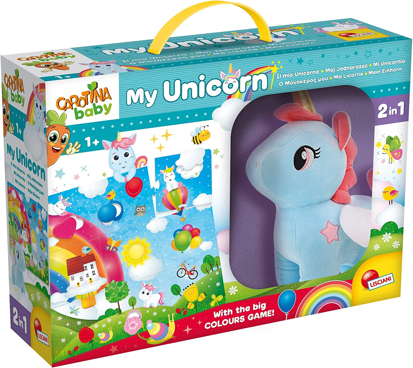 Lisciani - Baby Unicorn + Mega Puzzle