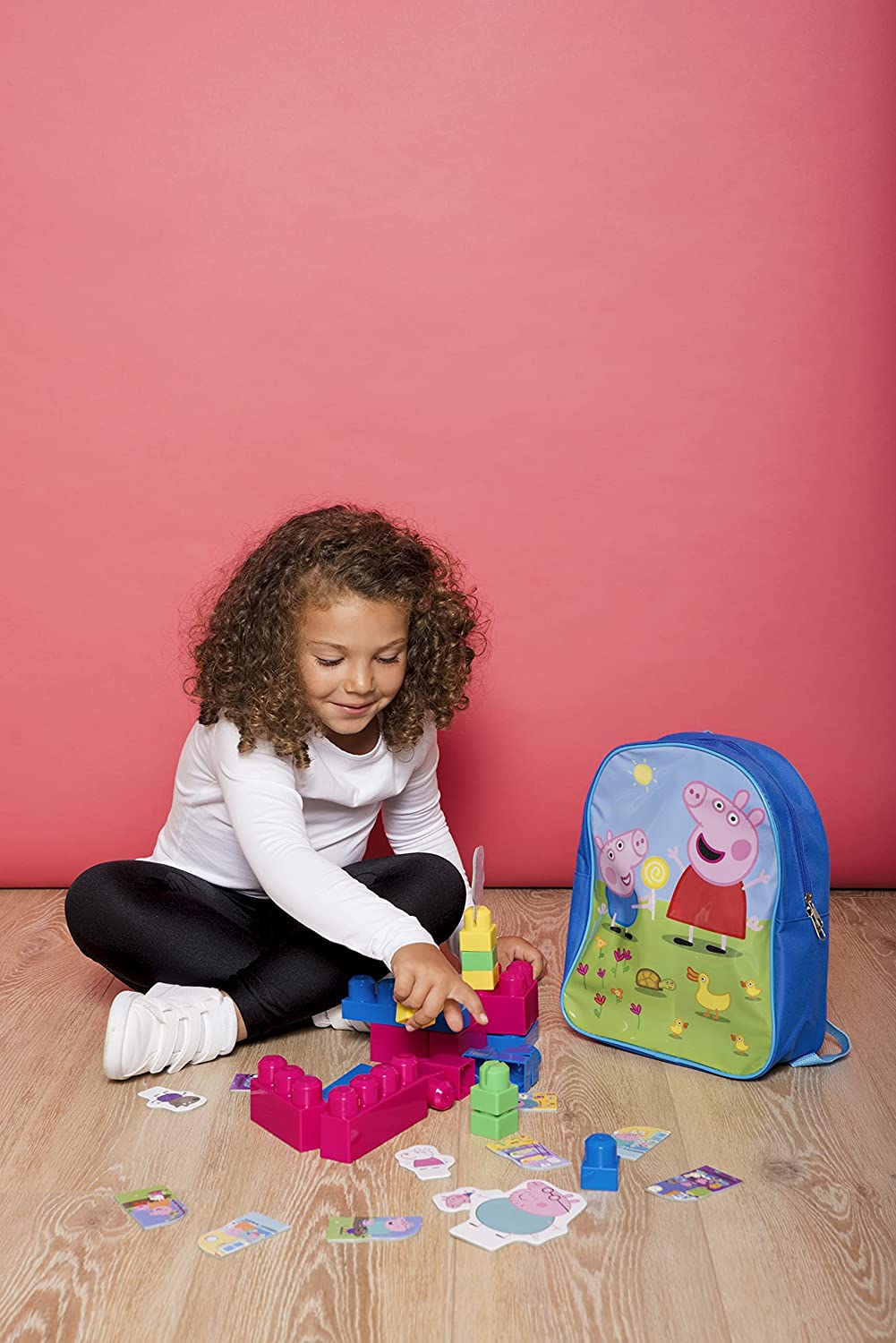 Lisciani - Peppa Pig Sac A Dos de Construction
