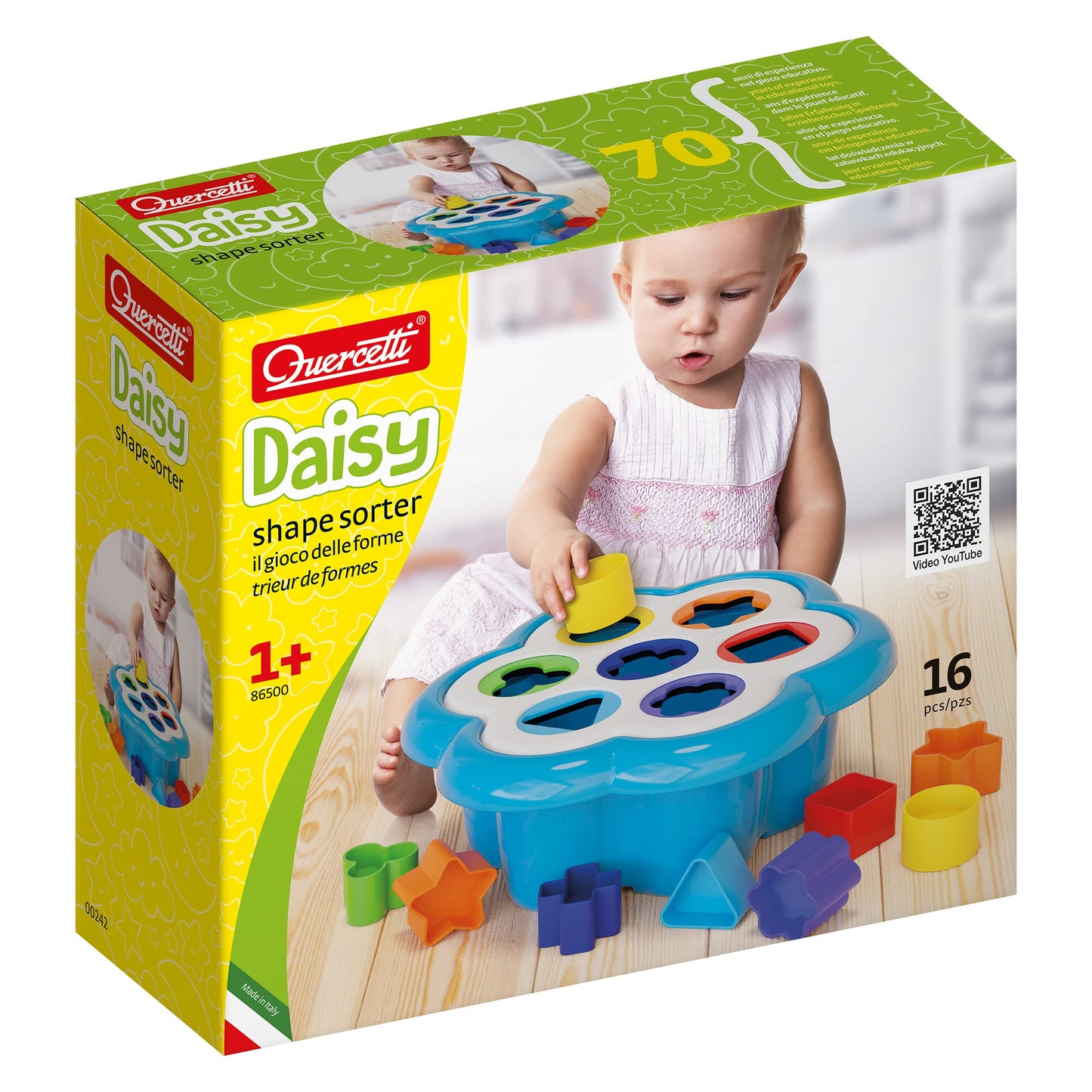 Quercetti - Daisy Shape Sorter