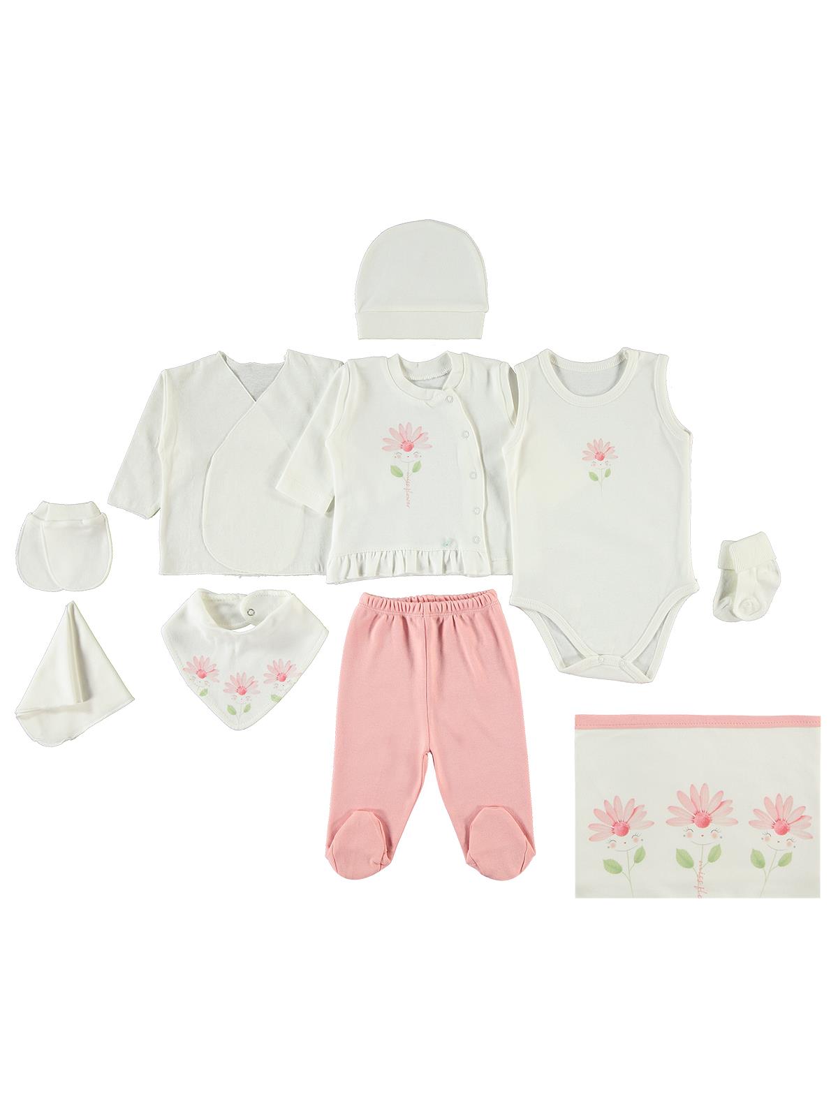 Civil Baby Girl Set of 10 Newborn Powder