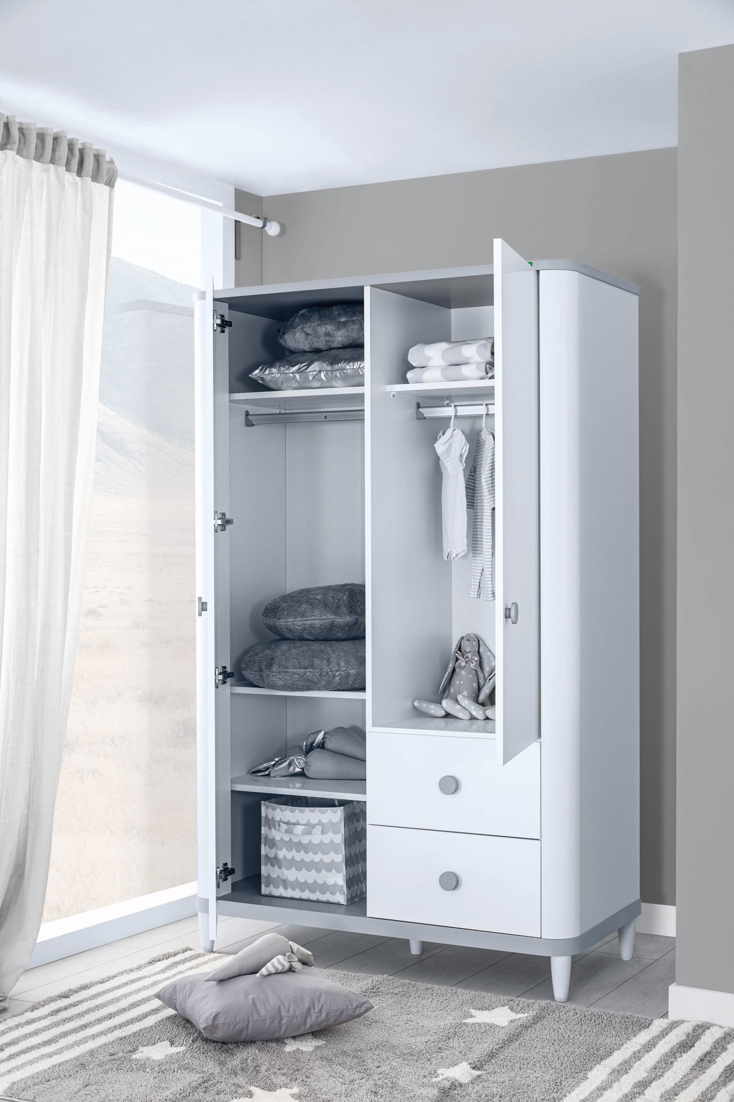 Caploonba - Aden Medium Bedroom (bed, wardrobe, chiffoniere)