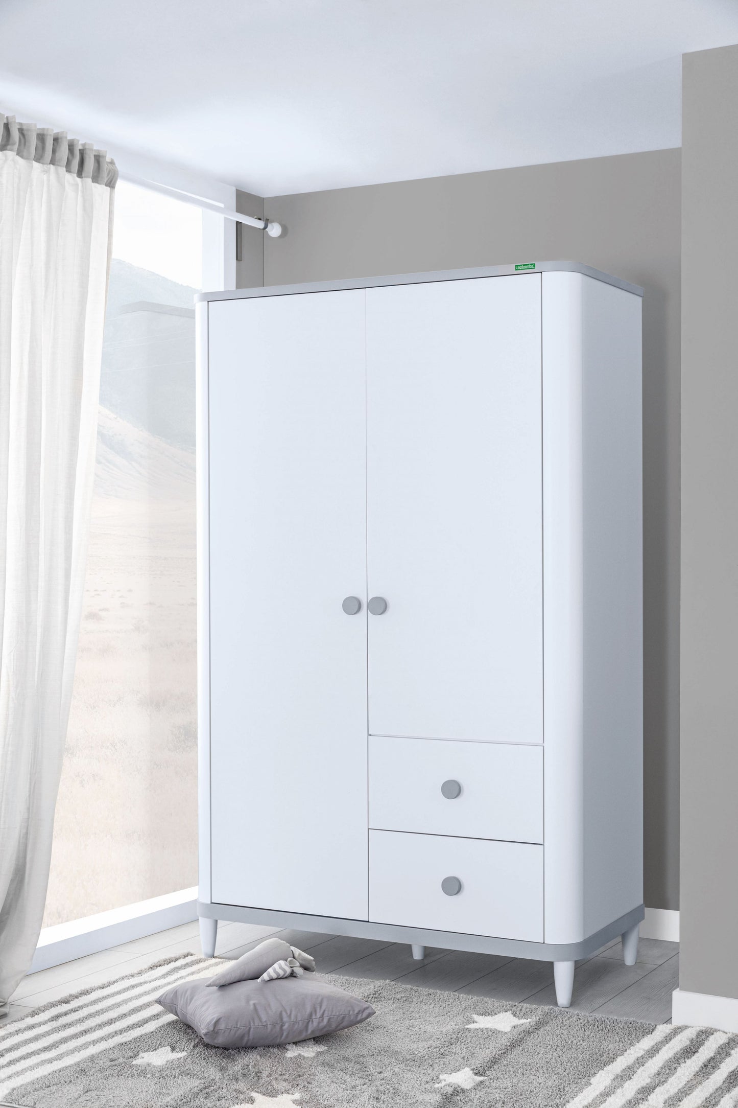 Caploonba - Aden Medium Bedroom (bed, wardrobe, chiffoniere)