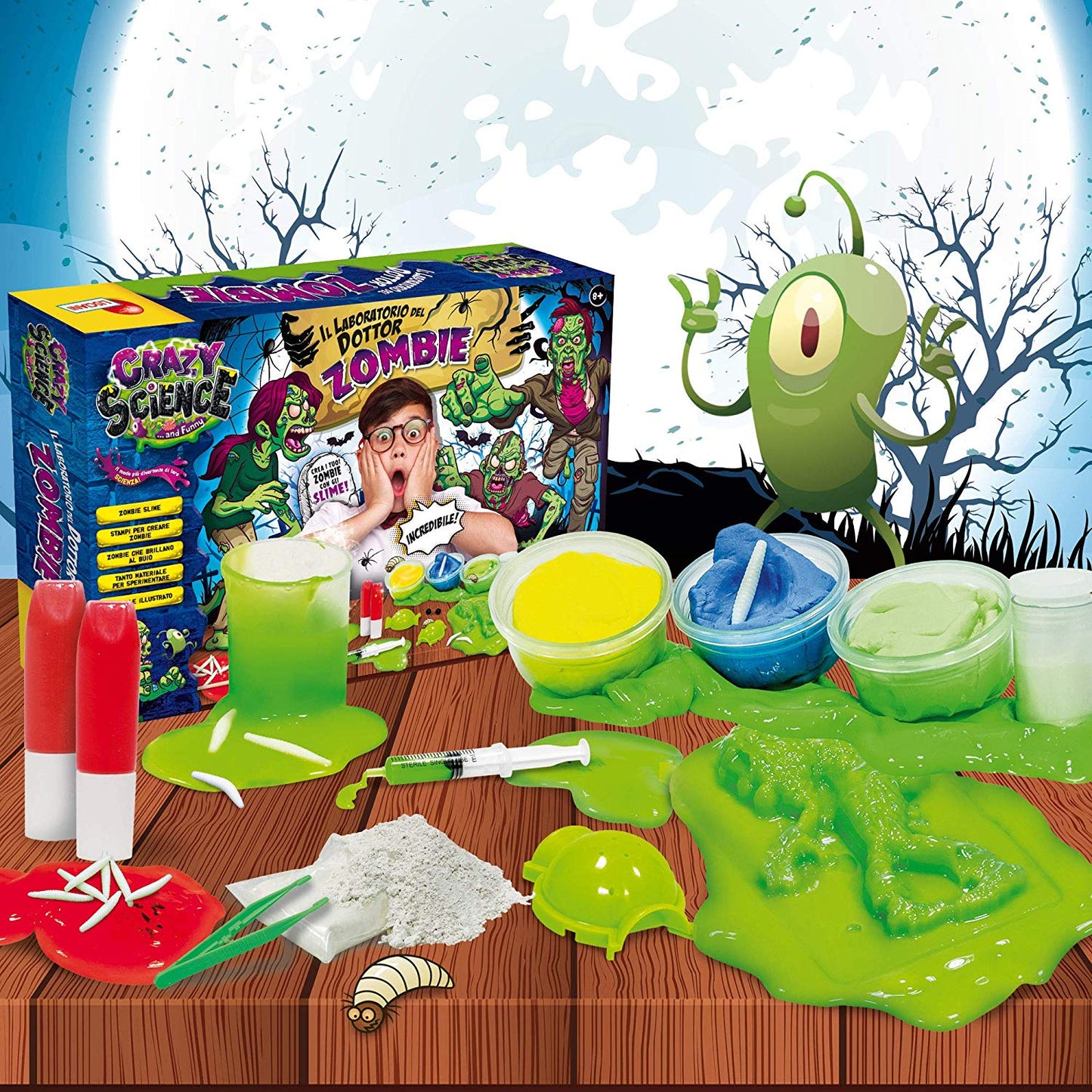 Lisciani - Crazy Science Le Laboratoire Du Docteur Zombie