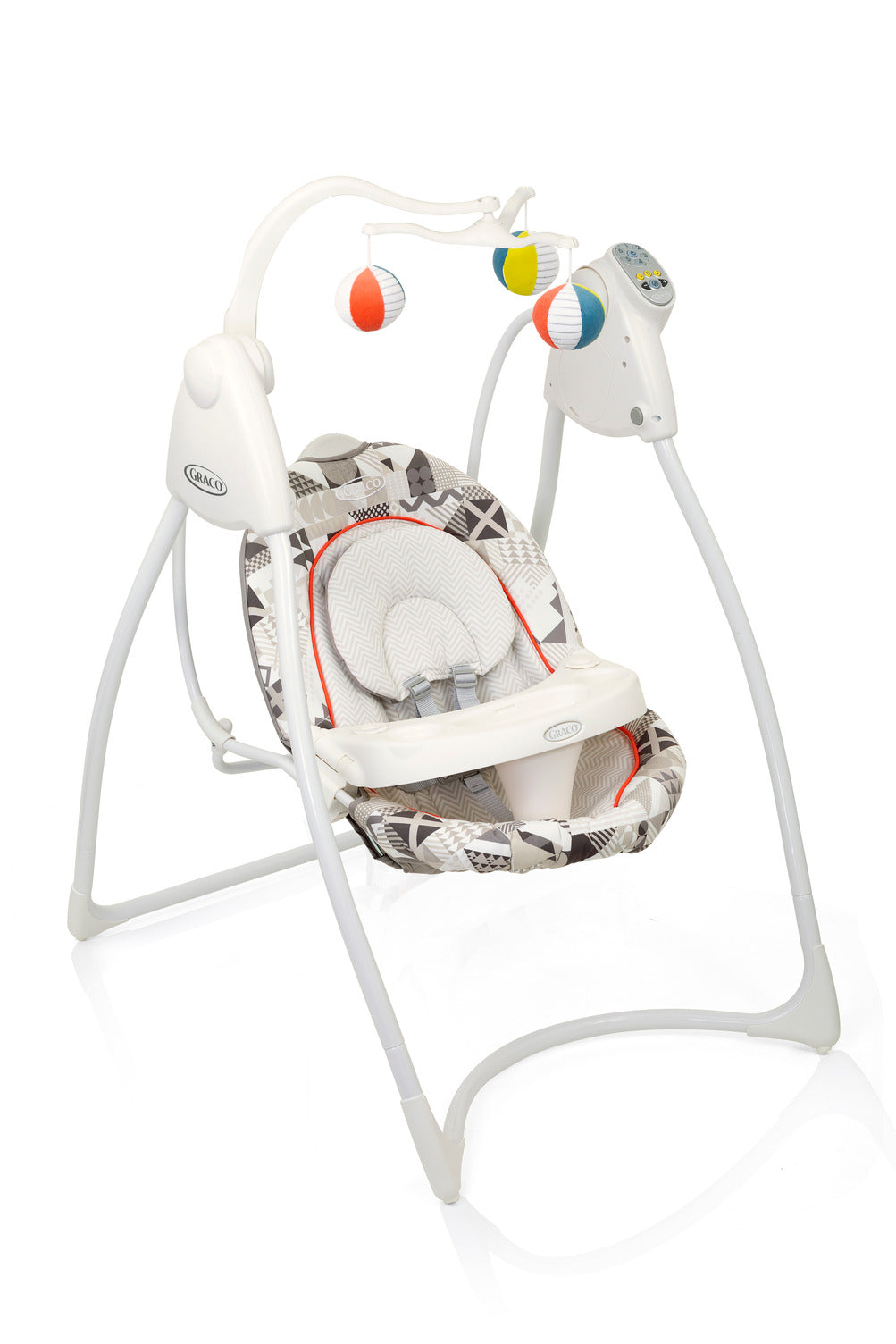Graco Lovin' Hug Swing - Patchwork Gray Color