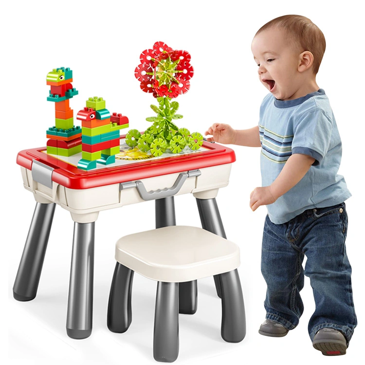 Smart Pocket Building Block & Snowflake Storage Table