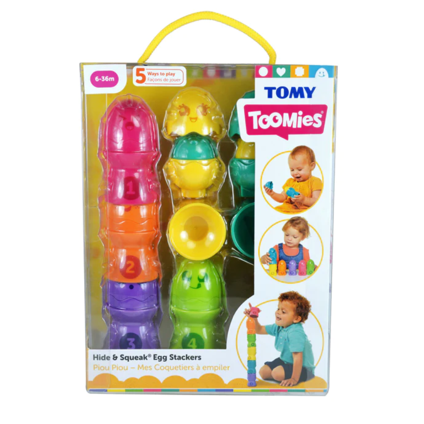 Hide & Squeak Egg Stacker
