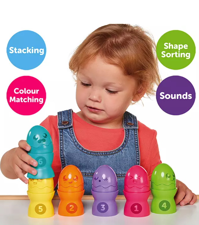 Hide & Squeak Egg Stacker