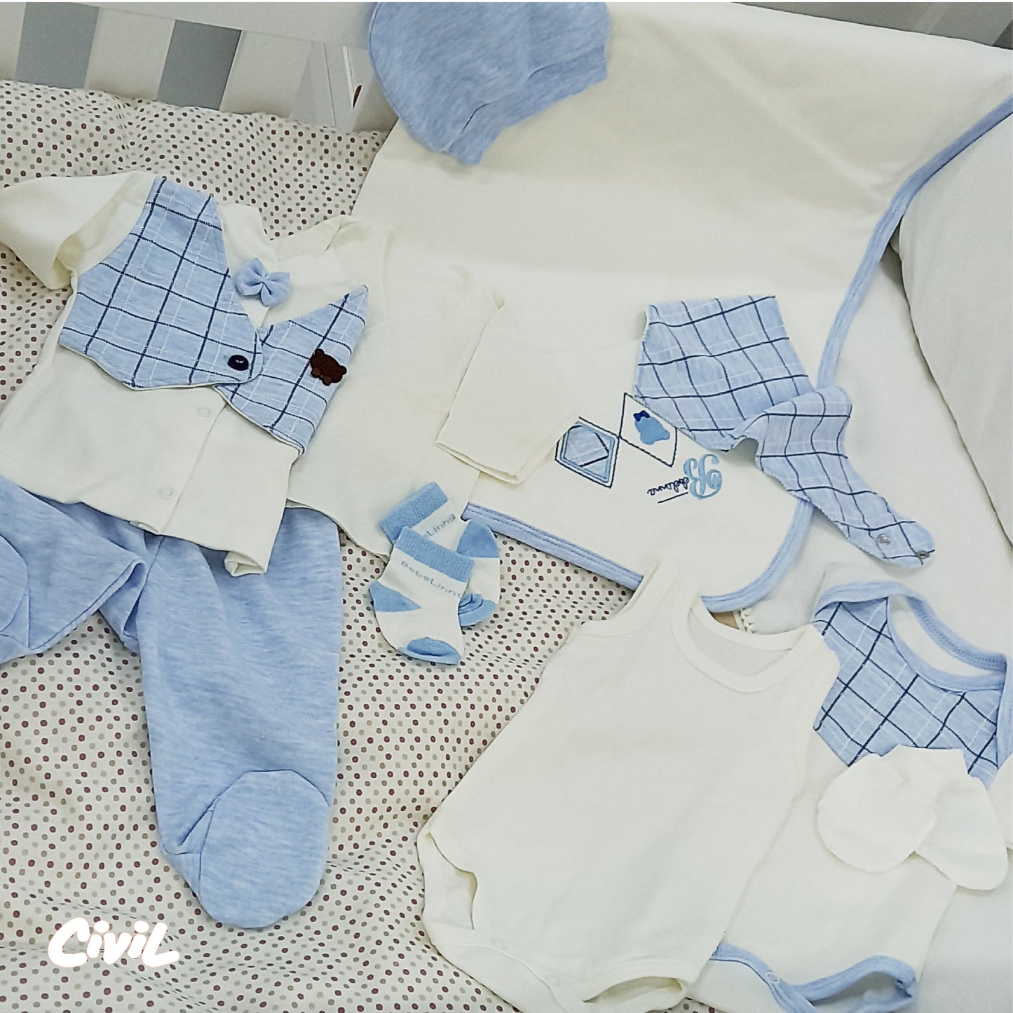 Civil Baby Baby Boy 10 Pieces Set Newborn