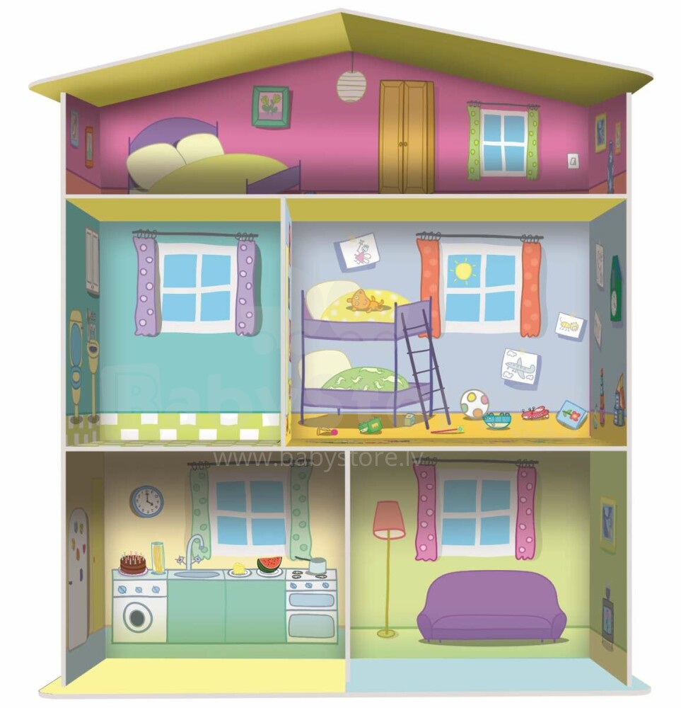 Lisciani - Peppa Pig Learning House 3D