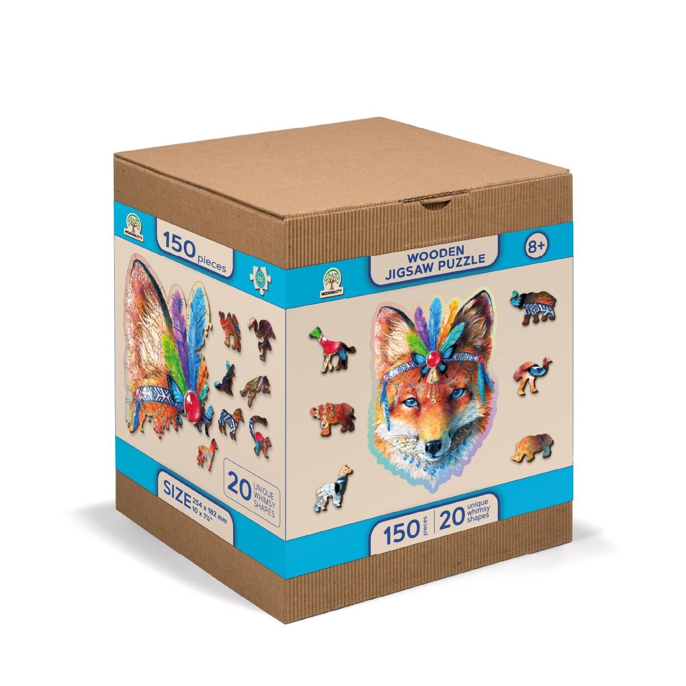 Wooden City - Jigsaw Puzzle Fox 150 Pcs