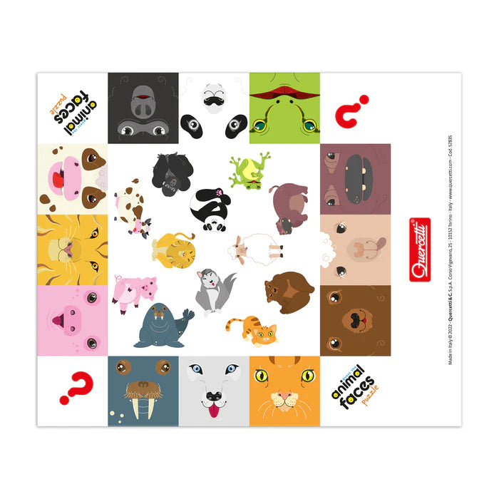 Quercetti Guess The Animal Faces Puzzle
