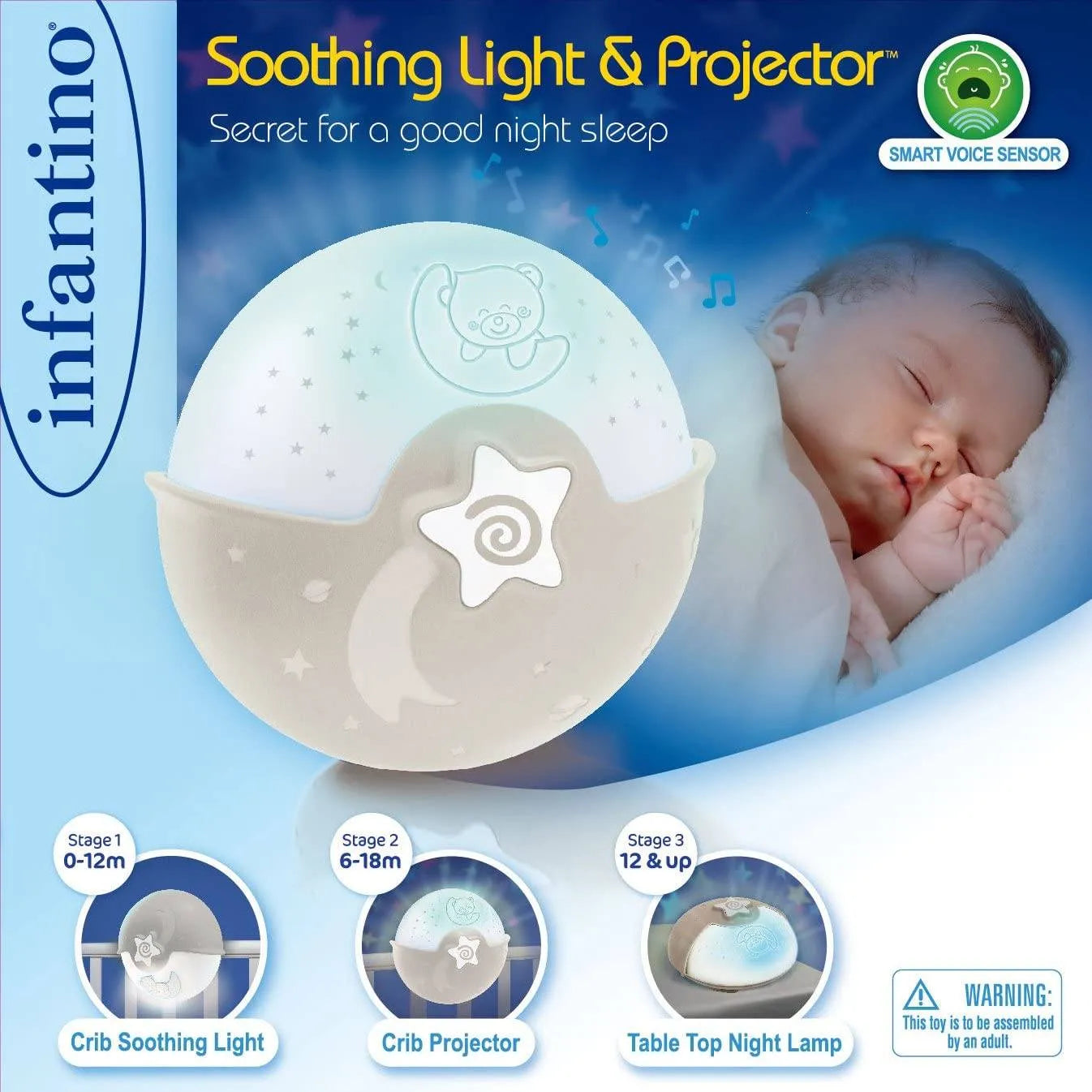 Infantino - Soothing Baby Light and Projector