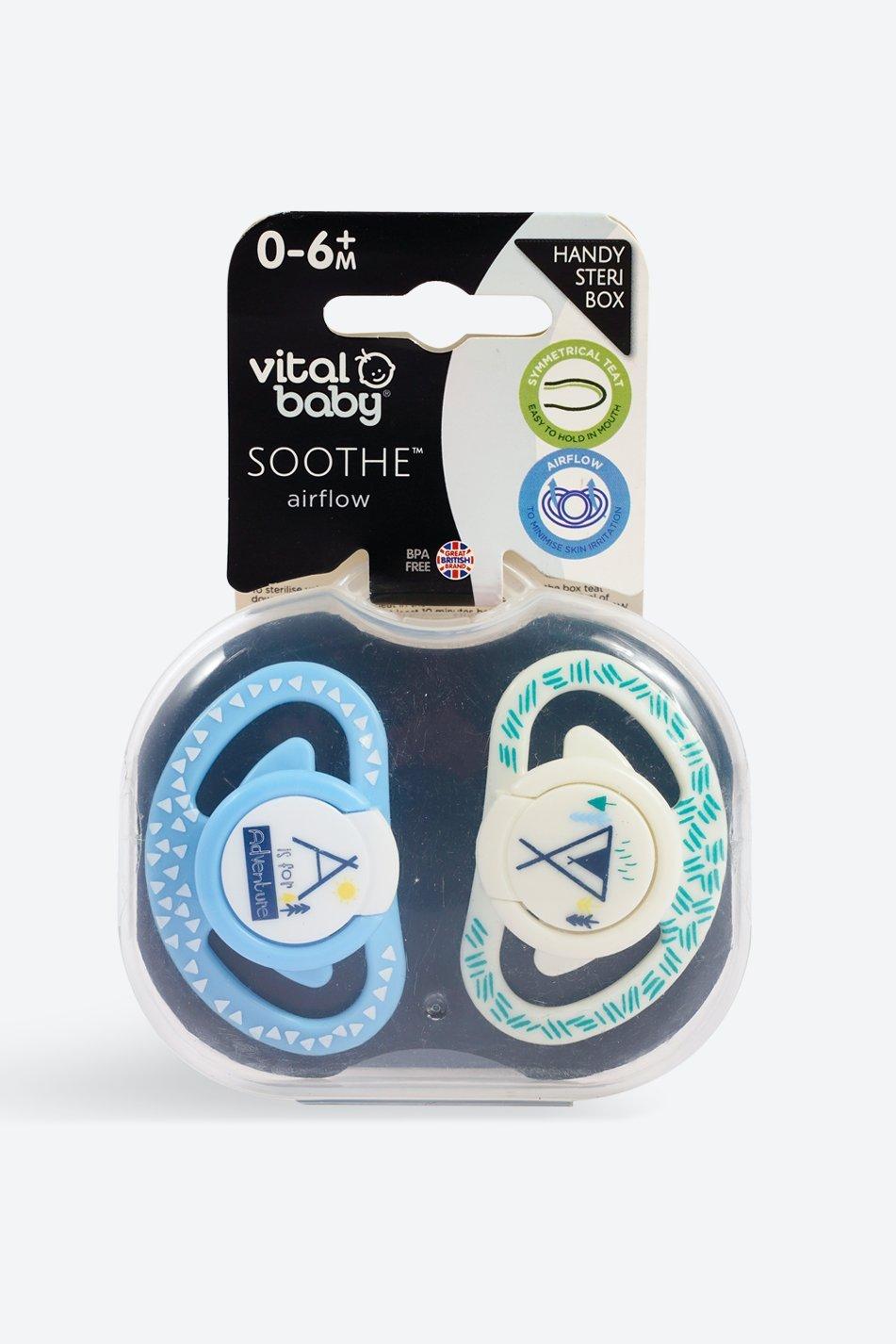 Vital Baby - baby soothe airflow 0-6 months 2pk