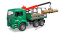 Bruder Man TGA Timber Truck With Loading Crane