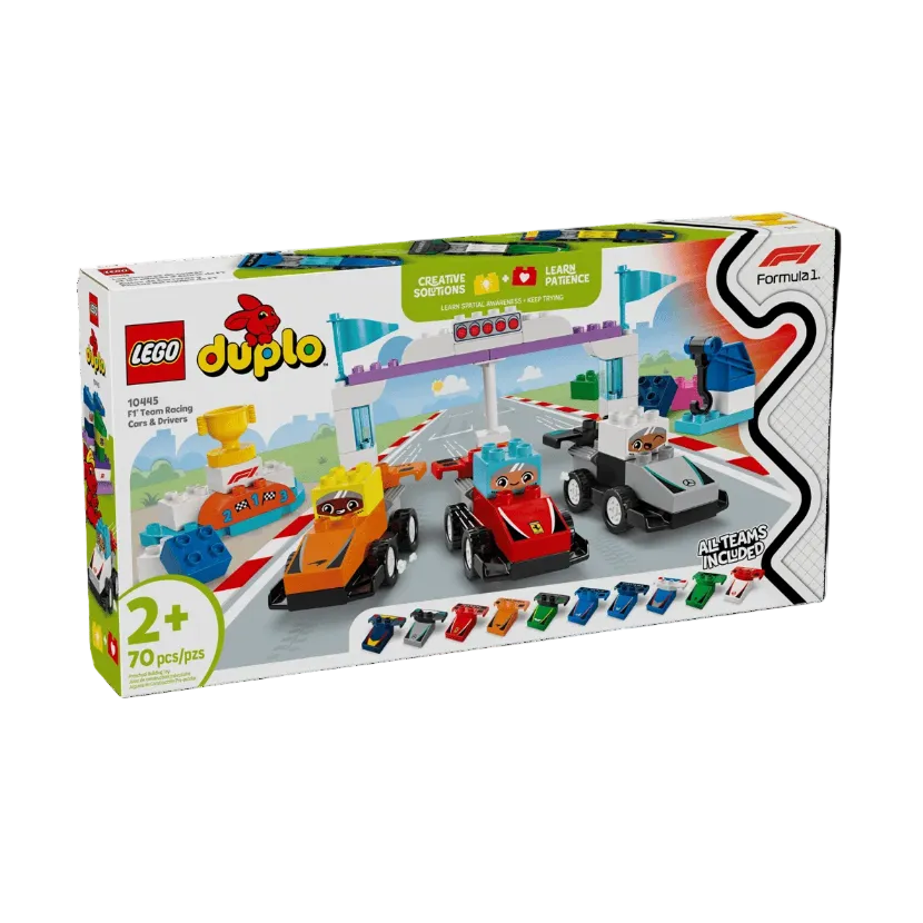 Lego F1 Team Race Cars & Drivers