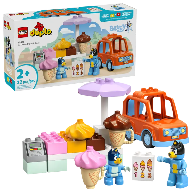 Lego Ice Cream Trip with Bluey