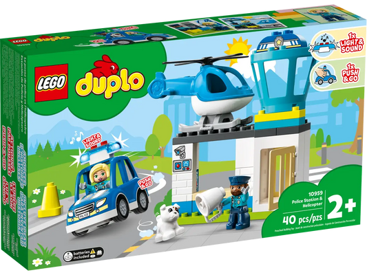 Lego - Duplo, Police Station & Helicopter