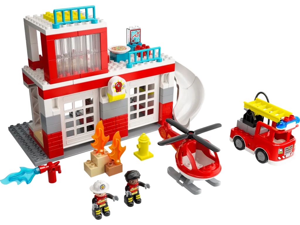 Lego Duplo - Fire Station & Helicopter