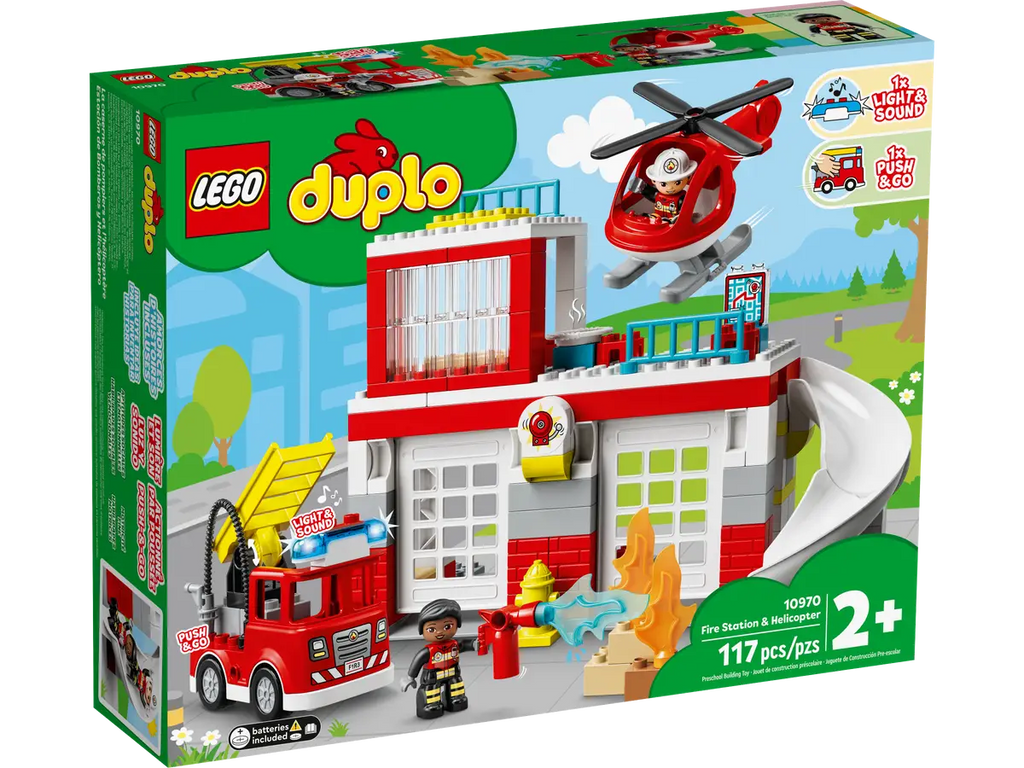 Lego Duplo - Fire Station & Helicopter