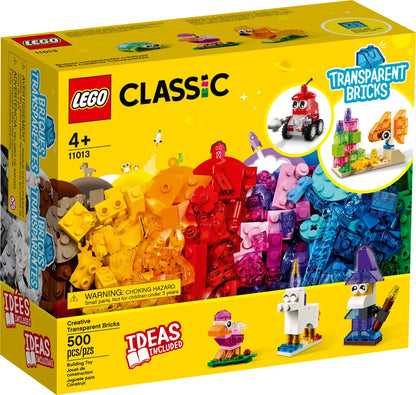 Lego - Classic, Creative Transparent Bricks