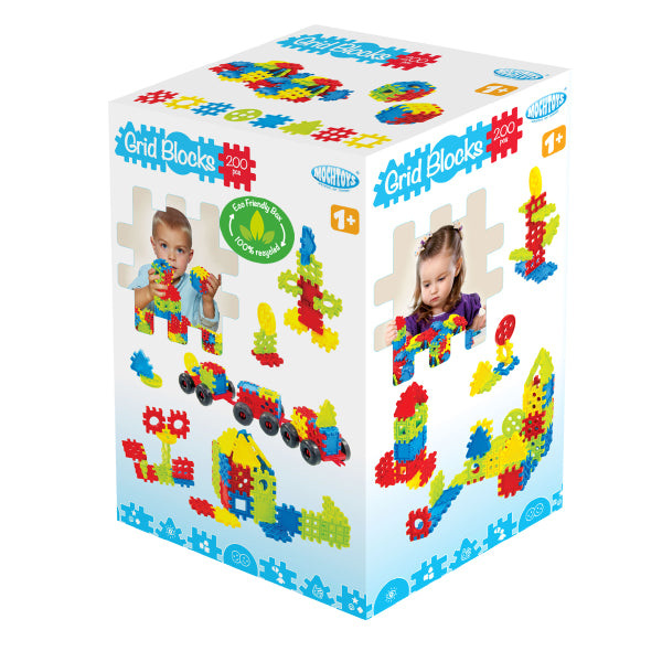 Mochtoys - Grate Blocks 200 Pcs In a Cardboard Box