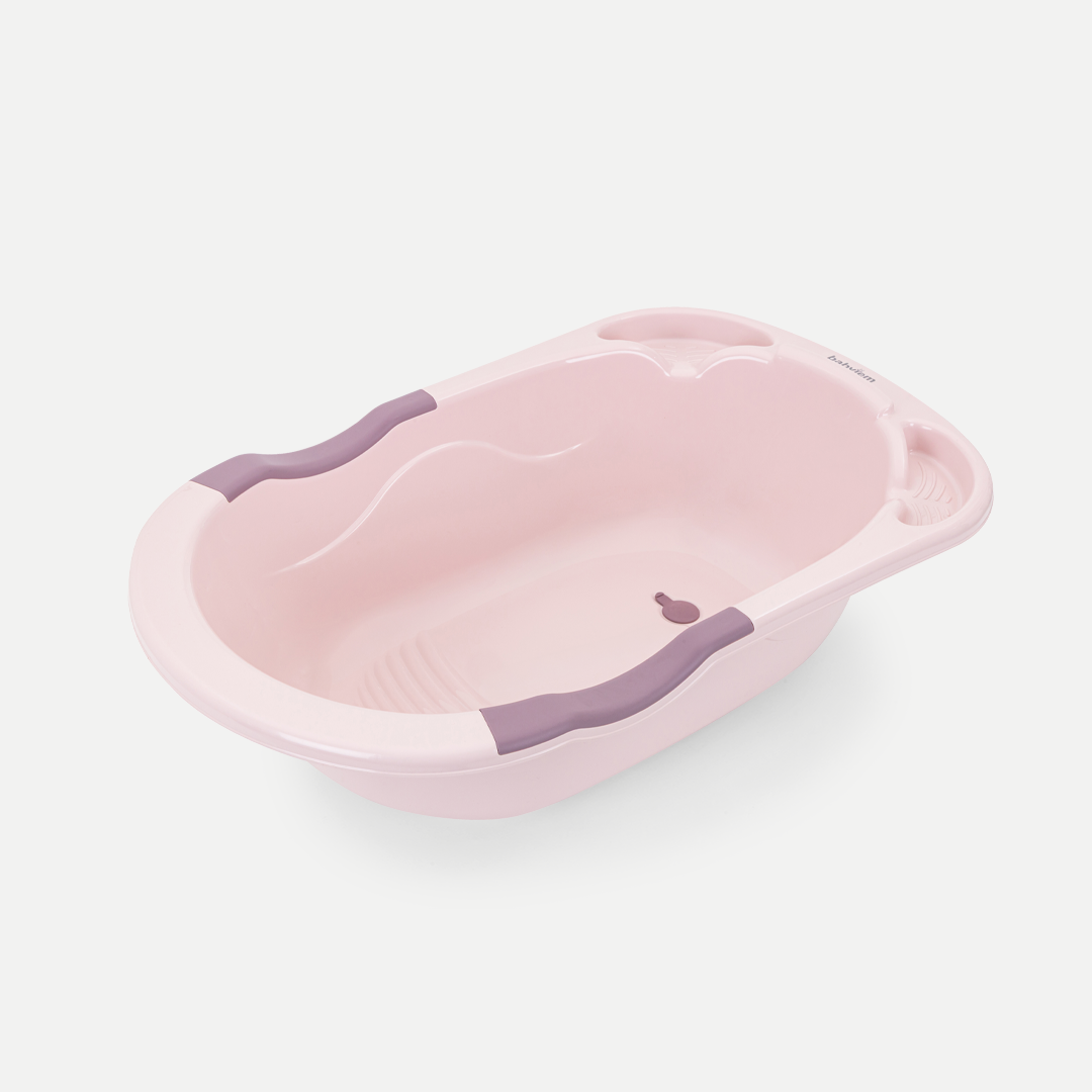 Babyjem bathtub with draining plug