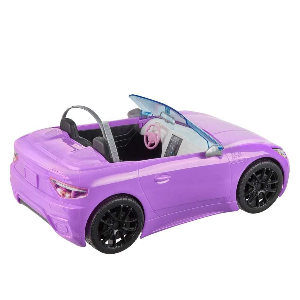 Barbie Doll and Purple Convertible