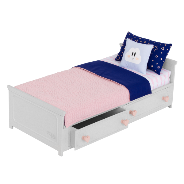 Our Generation - Platform Bed for 18-inch Dolls!