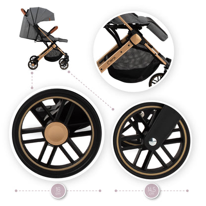 MoMi - ESTELLE GOLD stroller