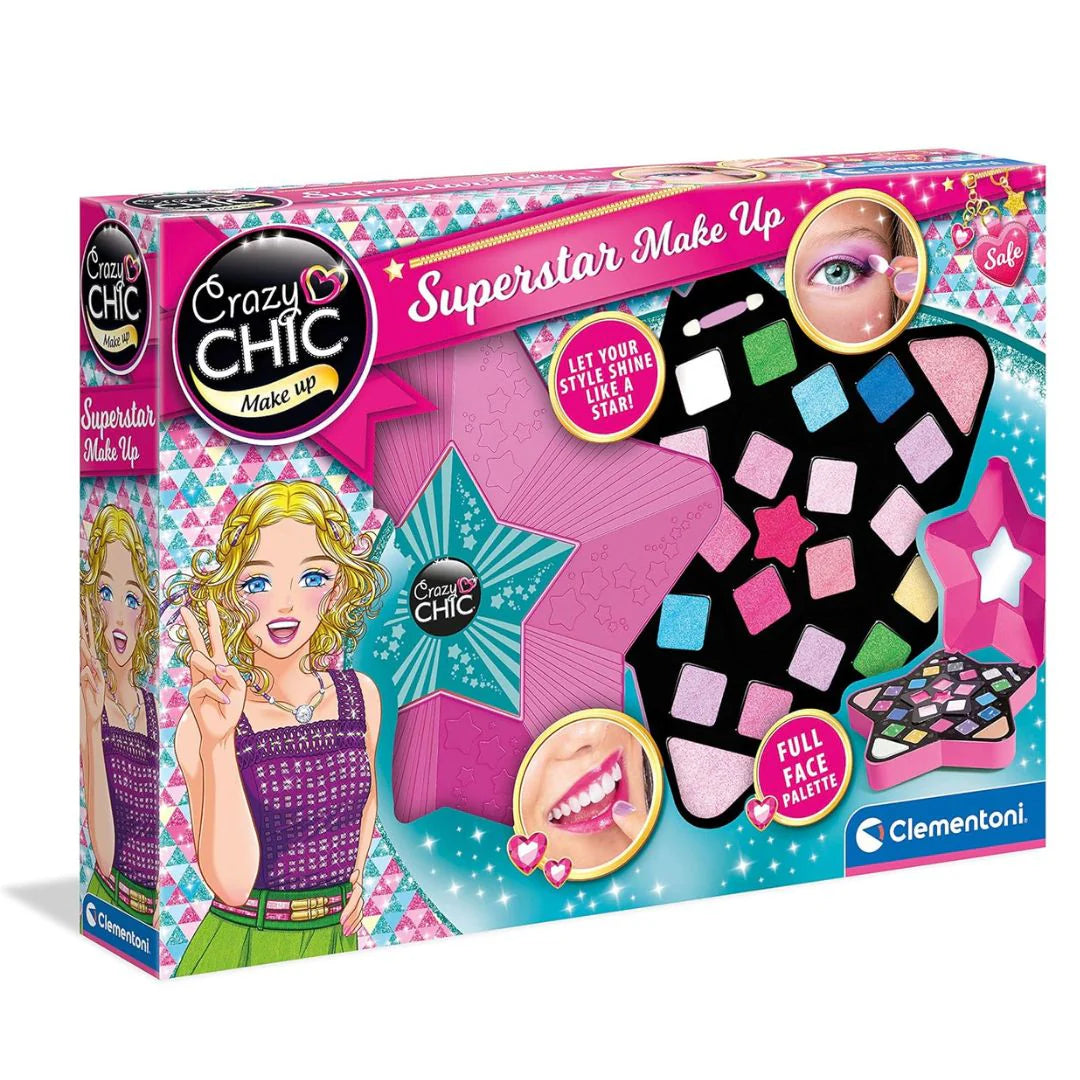 Clementoni - Crazy Chic, Superstar Makeup Mirror