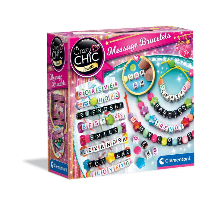 Clementoni -  Crazy Chic, Message Bracelets