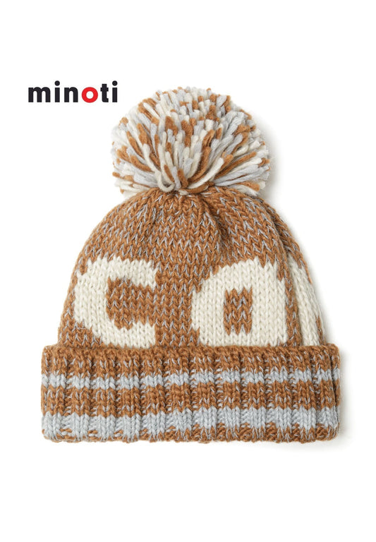 Minoti - Jaquard Hat With Pom