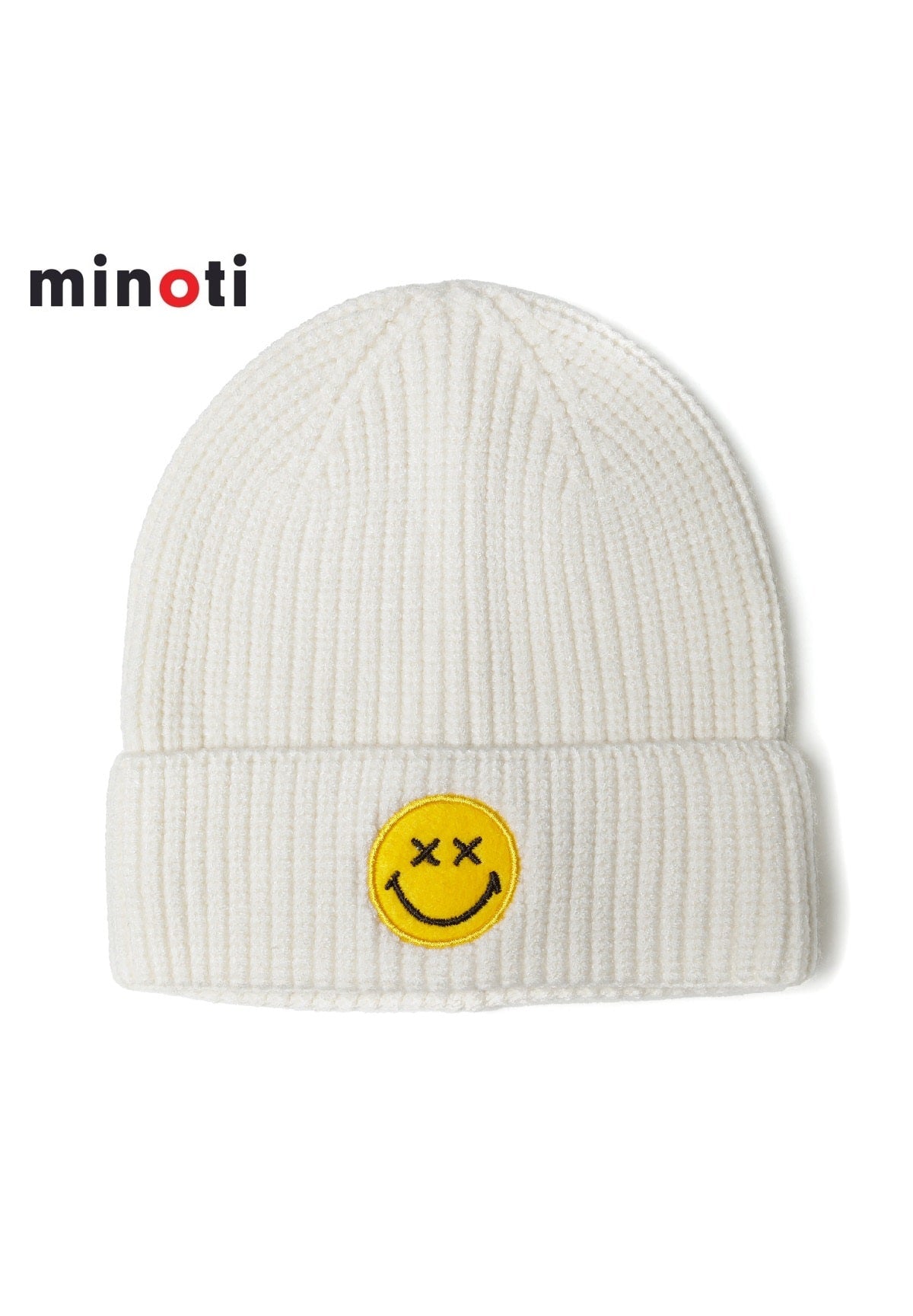 Minoti - Beanie with Smiley Badge